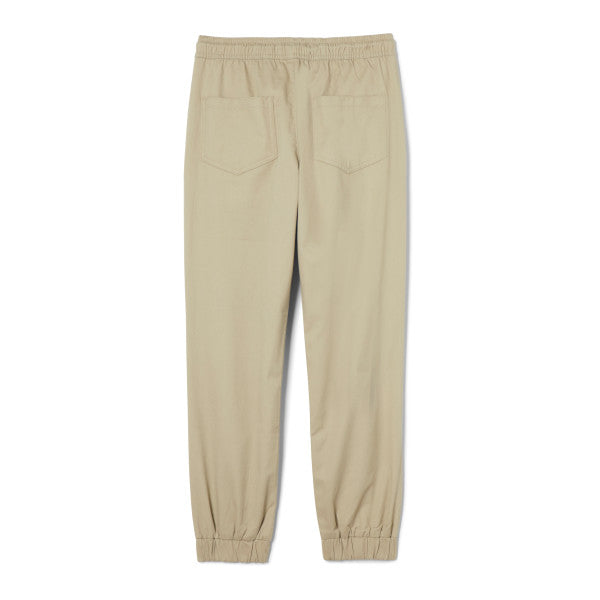 Zipper Pocket Stretch Jogger - Boys - Khaki