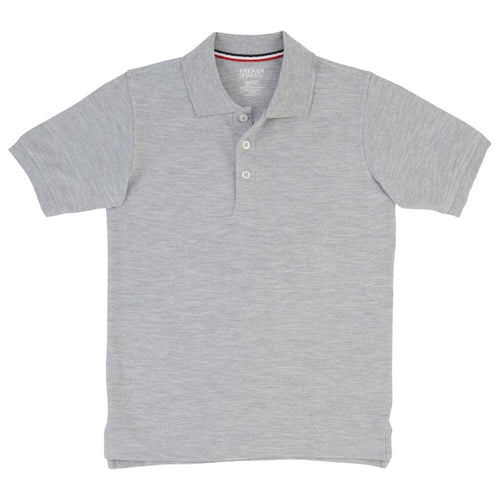 Short Sleeve Pique Polo Shirt  - Boys - Grey