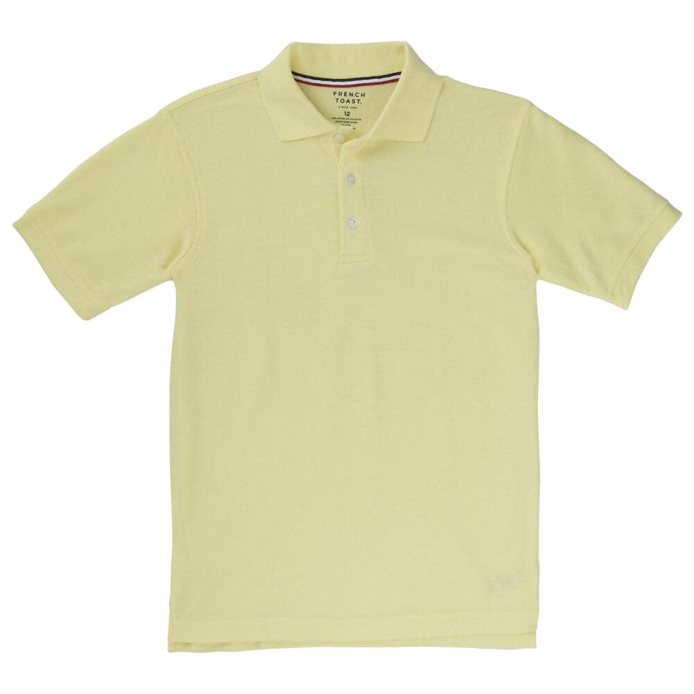 Short Sleeve Pique Polo Shirt - Boys - Yellow