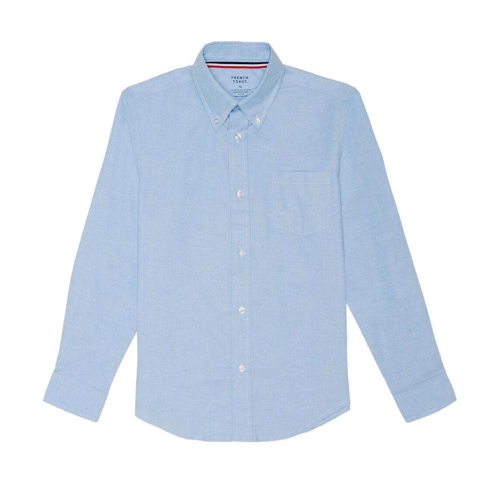 Oxford Long Sleeve Dress Shirt - Boys - Light Blue