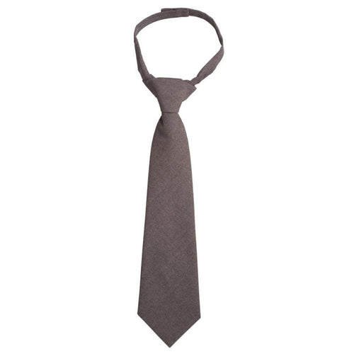 Solid Tie - Boys - Grey