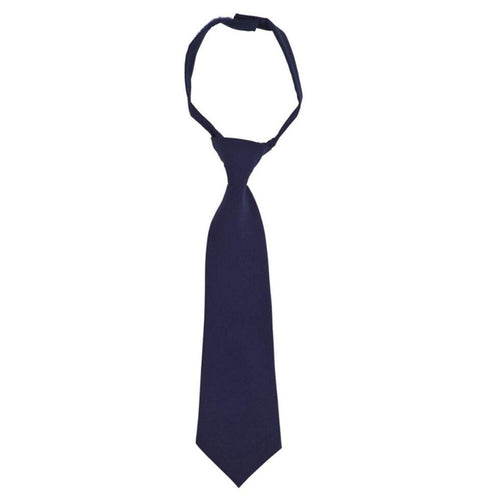 Solid Tie - Boys - Navy