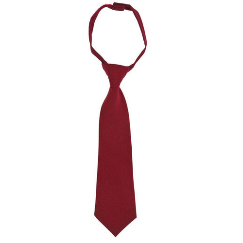 Solid Tie - Boys - Red