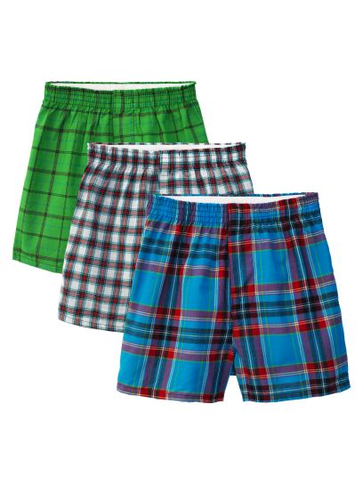 3PK Tartan Boxer