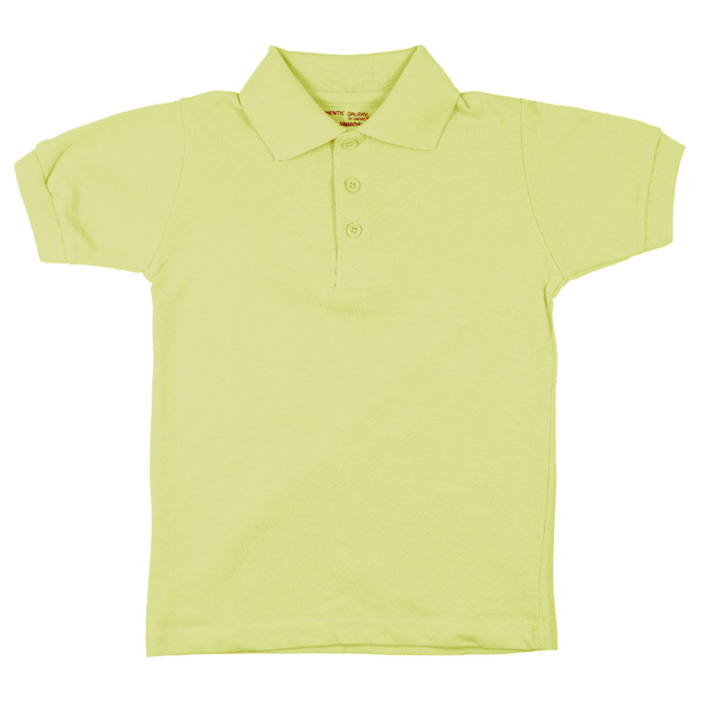 Short Sleeve Pique Polo Shirt - Boys - Yellow