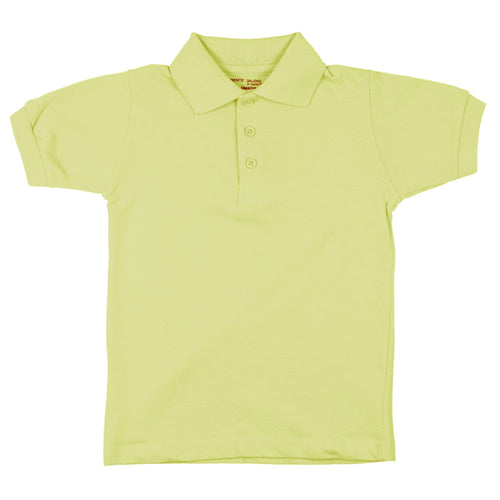 Short Sleeve Pique Polo Shirt - Boys - Yellow