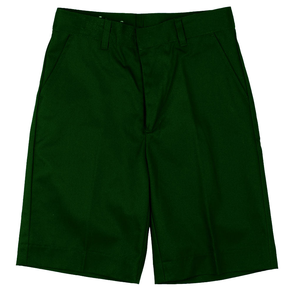 Flat Front Short - Boys - Hunter