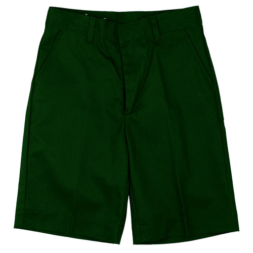 Flat Front Short - Boys - Hunter