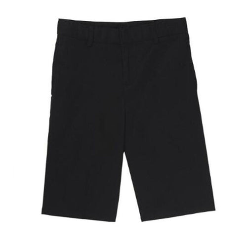 Flat Front Short - Boys - Black