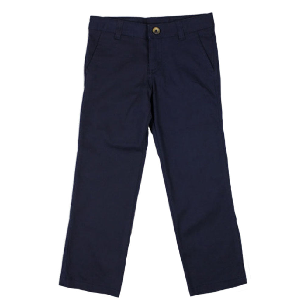 Twill Straight Leg Pant - Girls - Navy
