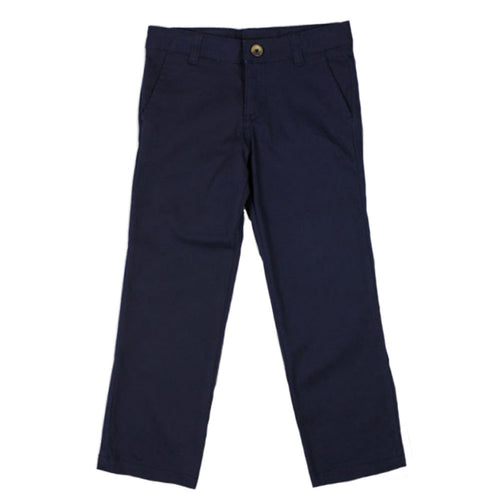 Twill Straight Leg Pant - Girls - Navy