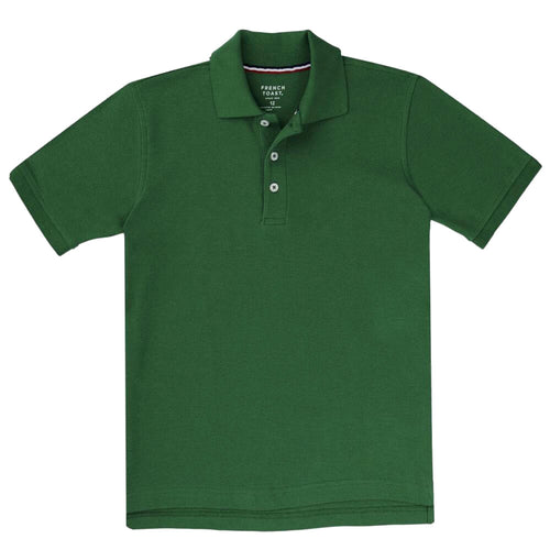 Short Sleeve Pique Polo Shirt  - Boys - Hunter