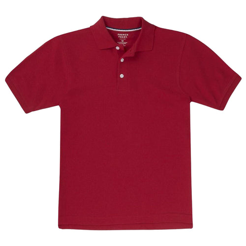 Short Sleeve Pique Polo Shirt  - Boys - Red