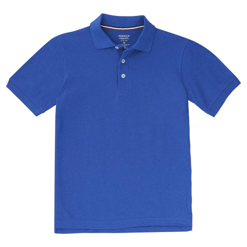 Short Sleeve Pique Polo Shirt  - Boys - Royal