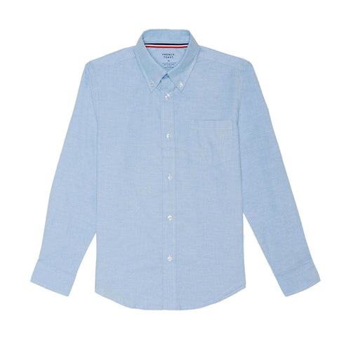 Oxford Long Sleeve Dress Shirt - Boys - Light Blue