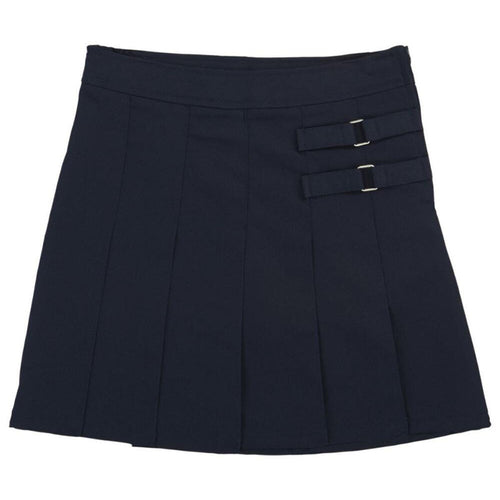 2-Tab Pleated Scooter - Girls - Navy