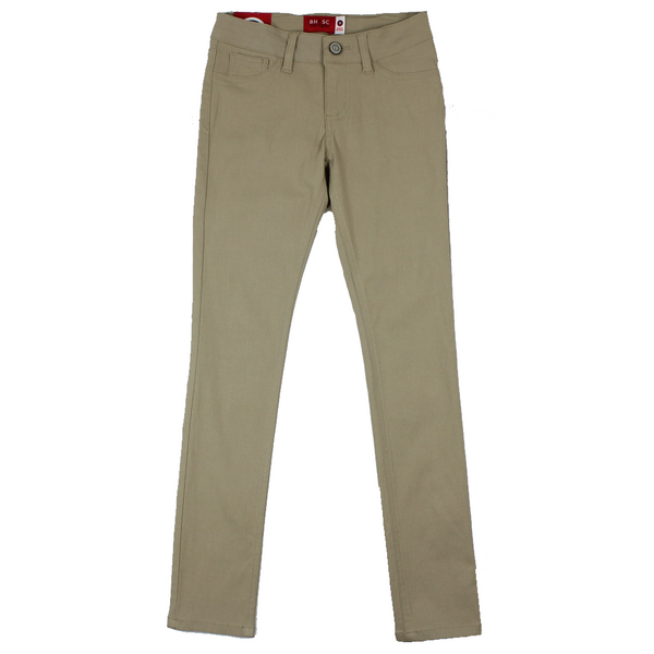 Super Stretch Pants - Girls - Khaki – Kids For Less