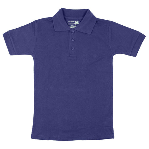 Short Sleeve Pique Polo Shirt - Boys - Grape