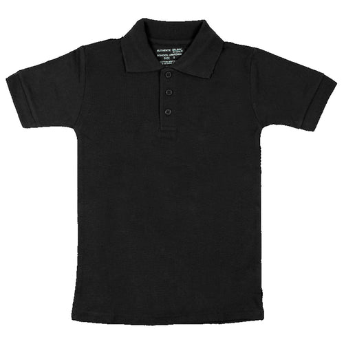 Short Sleeve Pique Polo Shirt - Boys - Black
