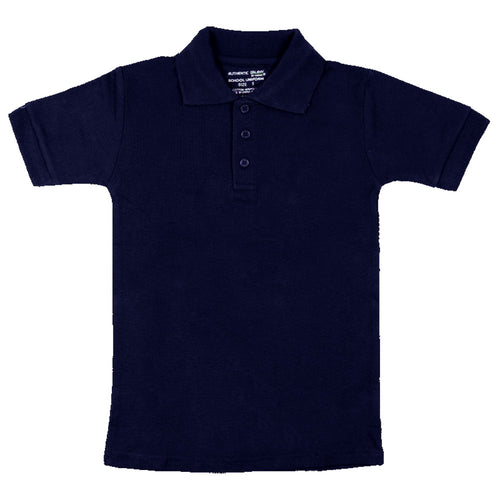 Short Sleeve Pique Polo Shirt - Boys - Navy